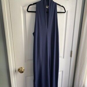Stina Sayre VNeck Maxi, Navy - size XL